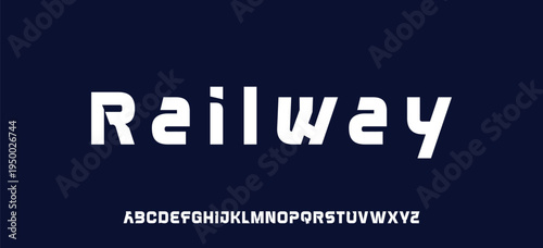 Abstract modern urban alphabet fonts. Typography sport, technology, fashion, digital, future creative logo font. vector illustration