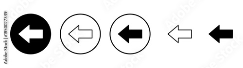Arrow icon vector. Arrow sign and symbol for web design.
