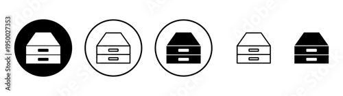 Archive folders icon vector. Document vector icon. Archive storage icon.