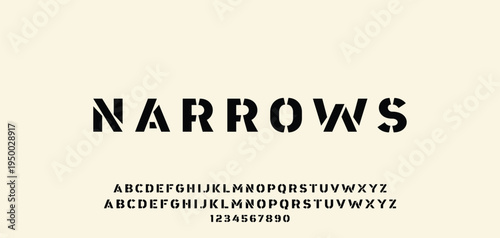 Abstract modern urban alphabet fonts. Typography sport, technology, fashion, digital, future creative logo font. vector illustration