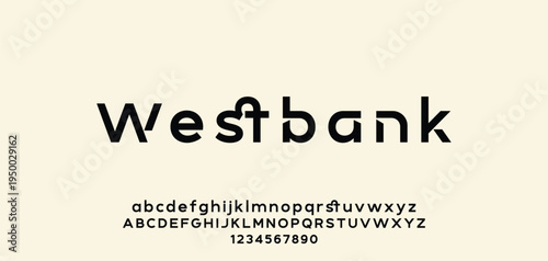 Abstract modern urban alphabet fonts. Typography sport, technology, fashion, digital, future creative logo font. vector illustration