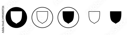 Shield icon vector. Protection icon. Security sign and symbol