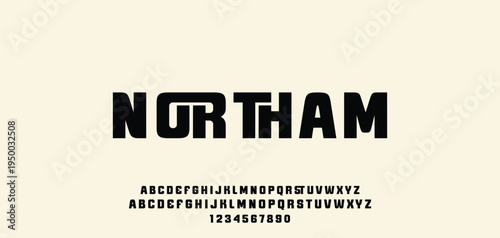 Abstract modern urban alphabet fonts. Typography sport, technology, fashion, digital, future creative logo font. vector illustration