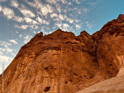 red rocks and blue sky