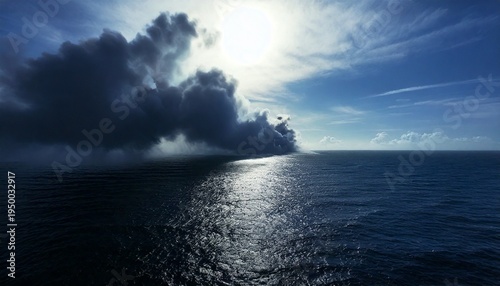 explosion out at sea