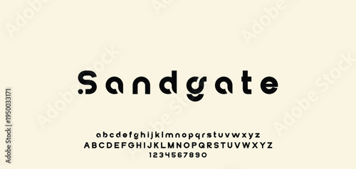 Abstract modern urban alphabet fonts. Typography sport, technology, fashion, digital, future creative logo font. vector illustration