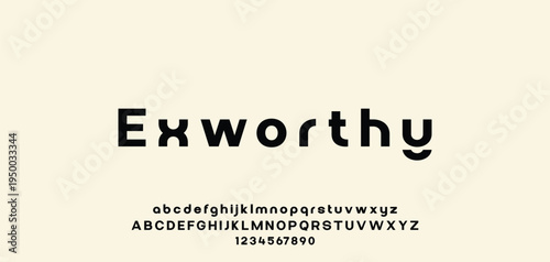 Abstract modern urban alphabet fonts. Typography sport, technology, fashion, digital, future creative logo font. vector illustration