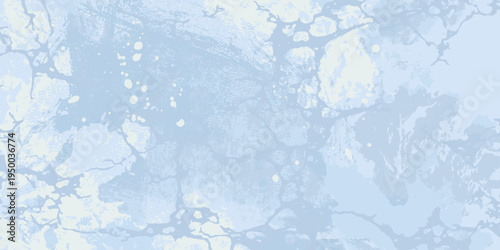 Abstract artistic pattern in pastel tender blue colors universal use