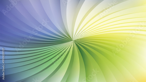 Abstract swirling vortex of vibrant colors radiating from a central point