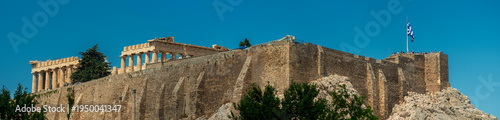 Acropolis of Athens, an ancient citadel on a rocky outcrop above the city of Athens. It is the most famous building of ancient Greece and the symbol of the city of Athens, Greece