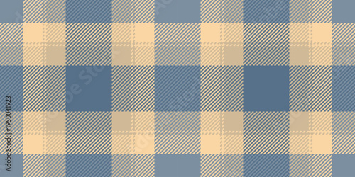 Overlayed plaid seamless fabric, underwear check vector background. Colorful texture tartan textile pattern in pastel and cyan colors.