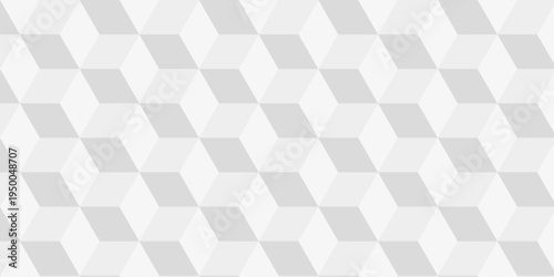 Illustration squares seamless geometric pattern with cubic shapes. Abstract geometric triangle background mosaic wallpaper.