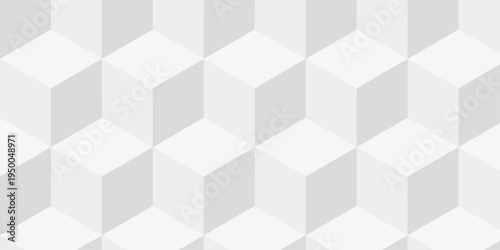 Illustration squares seamless geometric pattern with cubic shapes. Abstract geometric triangle background mosaic wallpaper.