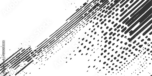 Abstract geometric lines in contrasting hues. A modern artwork featuring a dynamic interplay of linear elements.