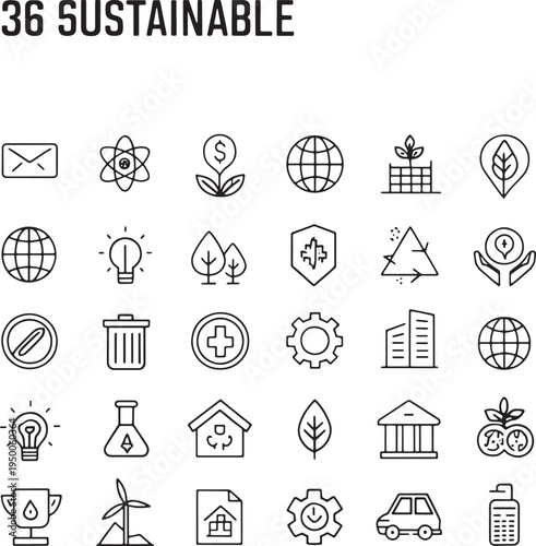 A black vector set of business and finance icons featuring web design symbols for computer and internet home signs in a flat illustration silhouette