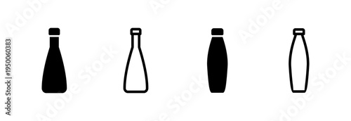 Bottle icon vector illustration. bottle sign and symbol