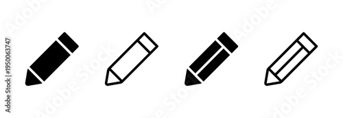 Pencil icon vector illustration. pen sign and symbol. edit icon vector