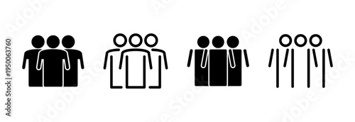 People icon vector illustration. person sign and symbol. User Icon vector