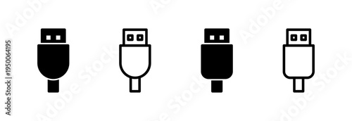 Usb icon vector illustration. Flash disk sign and symbol. flash drive sign.