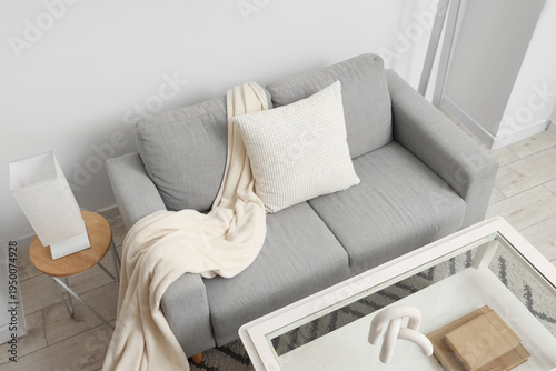 Interior of light living ro...