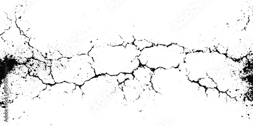 Old Grunge Wall Texture with Cracked Paint and Rough Dry Surface. Distressed Vintage Concrete Wall Background with Rustic Grunge Pattern for Overlay, Poster, Banner and Graphic Design.