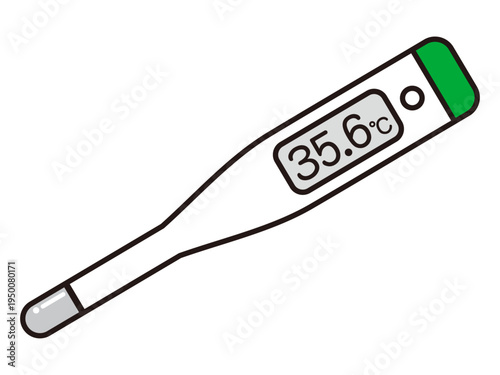 体温計のベクターイラスト素材5