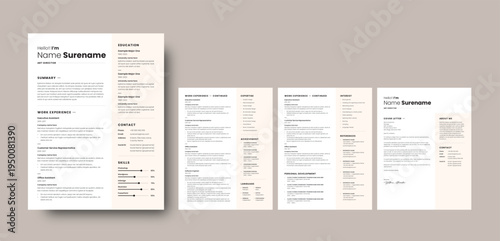 Minimalist Resume Layout
