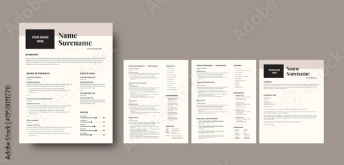 Minimalist Resume Layout