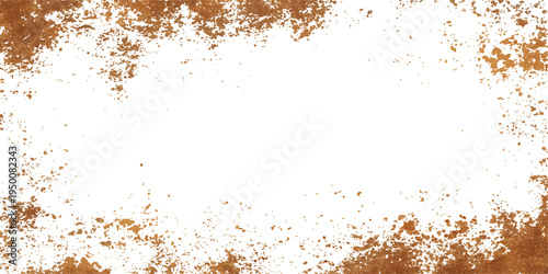 Abstract grunge background with space for text featuring a rusty brown metal wall texture and an aged vintage stone pattern on a rough dirty surface