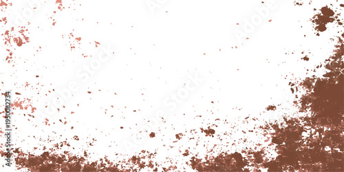 Abstract grunge texture background design with watercolor paint splashes and green ink stains on a dirty paper frame illustration