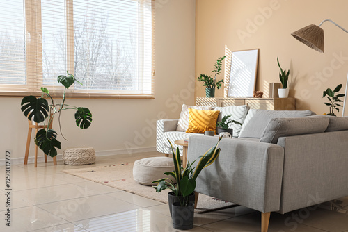 Interior of living room wit...