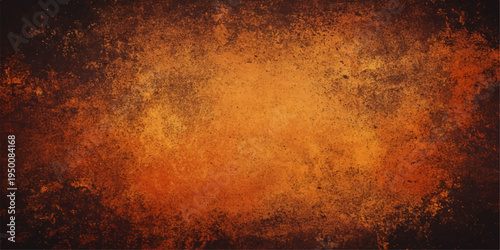 Old rusty metal texture background with grunge brown surface and aged industrial wall design