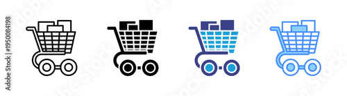 Purchase icon set multiple style collection