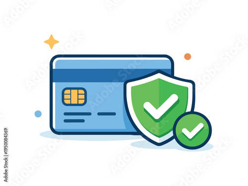 Online financial transaction verification and secure digital payments in modern e-commerce systems where users confirm purchases and protect sensitive banking information, a simple