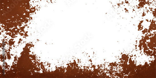 Abstract grunge rusty metal background with splashes and textured design