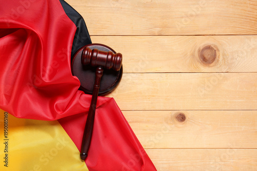 Flag of Germany with judge'...