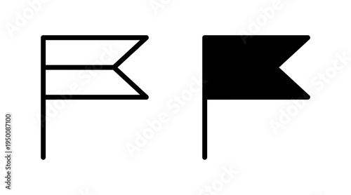 Flag icon set vector. flag symbol vector