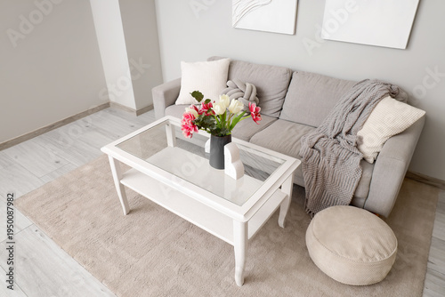 Interior of living room wit...