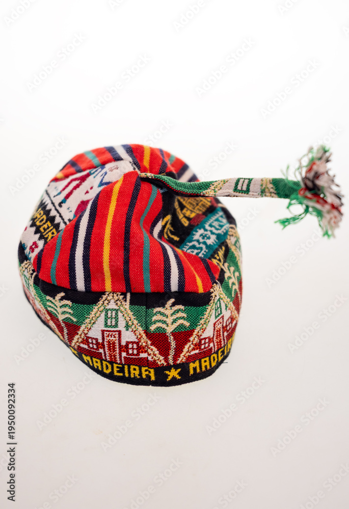 Fototapeta premium traditional colorful hat from Madeira