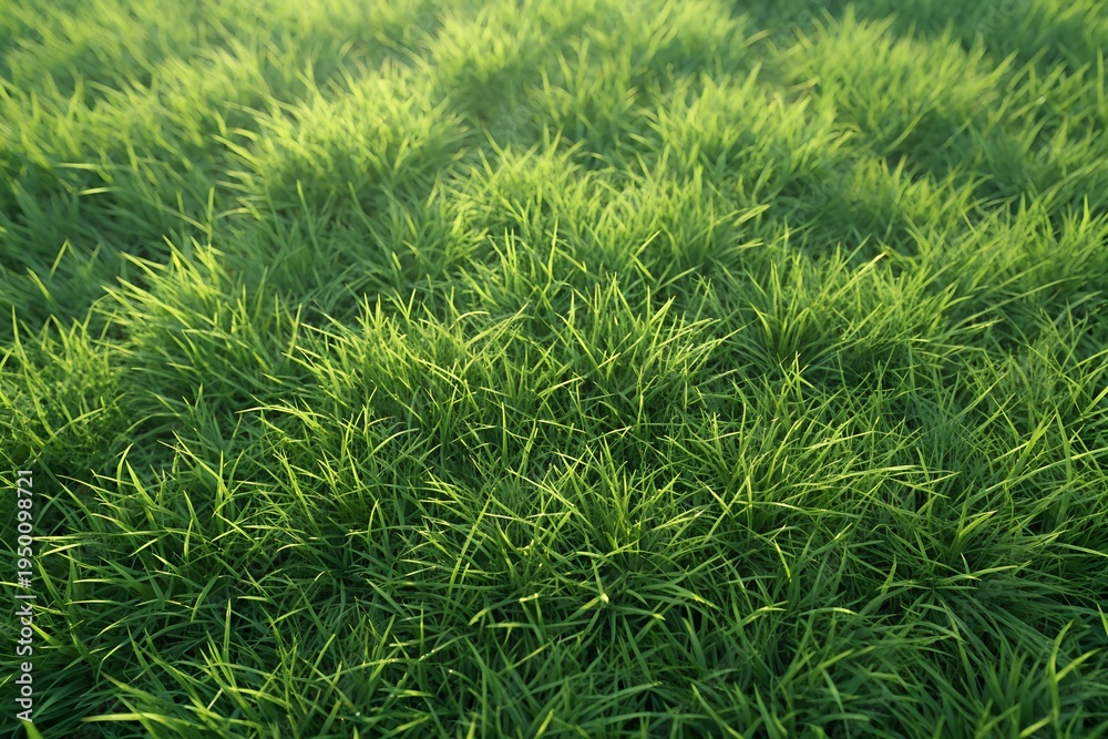 Fototapeta premium Green Grass Field Top View Texture for Sports Lawn — green grass, lawn texture, aerial view, sports field, grass background