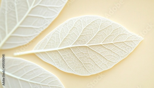 Delicate Arrangement of Transparent Leaf Skeletons Unveiling Softly Layered Ethereal Organic Beauty