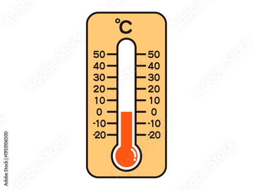 温度計のイラスト素材3