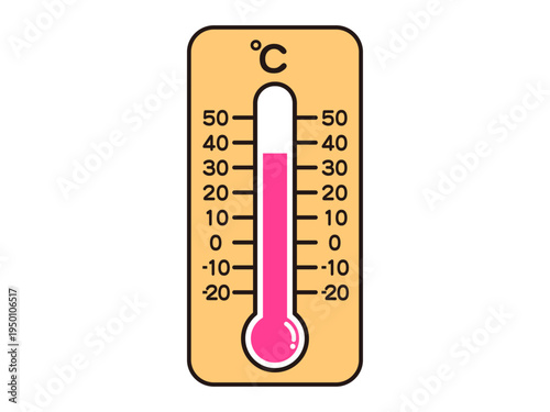 温度計のイラスト素材2