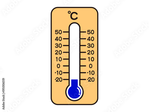 温度計のイラスト素材5