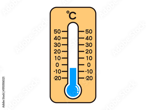 温度計のイラスト素材4