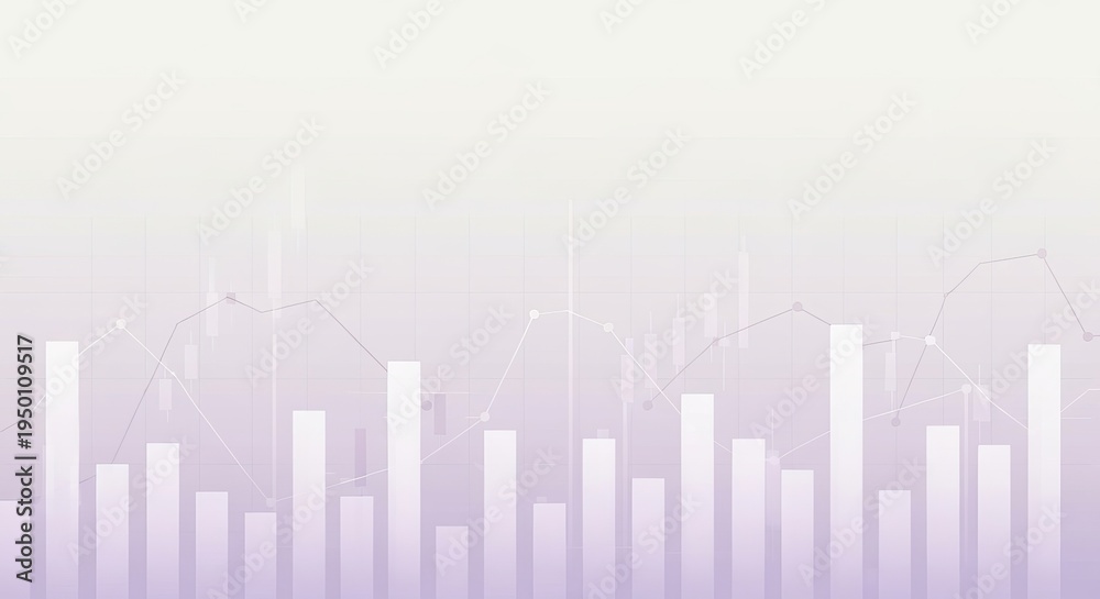 Naklejka premium Comprehensive Financial Analysis Visualization Featuring Pastel Gradient and Detailed Data Charts