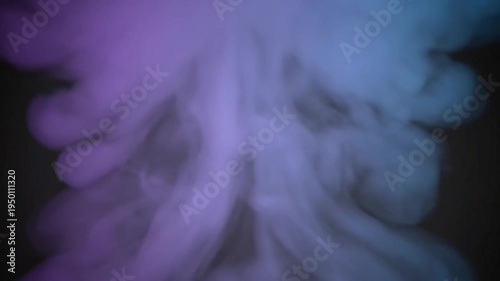 colorful smoke isolated on transparent background