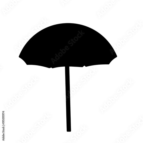 summer umbrella big silhouette sun shade summer graphics .eps