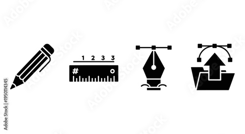 Drawing tools for creative design work.