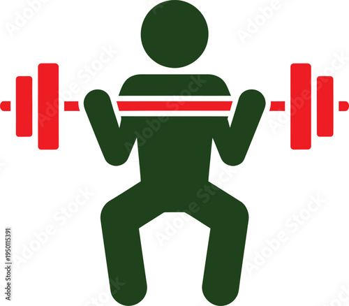 Person lifting weights with a barbell and plates in a gym setting